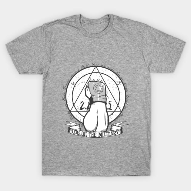 Dog of the Military: Strong Arm T-Shirt by PrismicDesigns